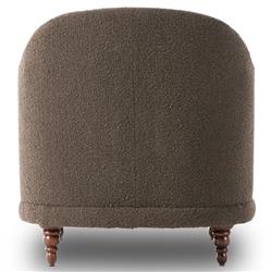 Margaret French Country Dark Brown Performance Wood Chaise Lounge|