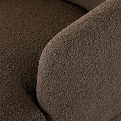 Margaret French Country Dark Brown Performance Wood Chaise Lounge|