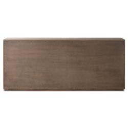 Lana Rustic Lodge Grey Oak Wood Double Dresser|