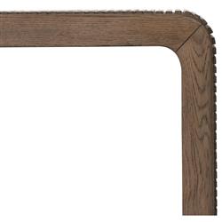 Lana Rustic Lodge Grey Oak Wood Rectangular Coffee Table|