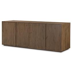 Lana Rustic Lodge Grey Oak Wood Sideboard|