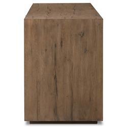 Lana Rustic Lodge Grey Oak Wood Sideboard|