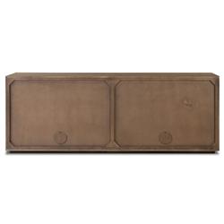 Lana Rustic Lodge Grey Oak Wood Sideboard|