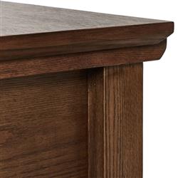 Gavin Rustic Brown Oak Rectangular Kitchen Island - 118"W|