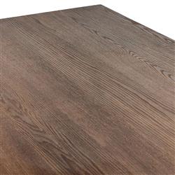 Gavin Rustic Brown Oak Rectangular Kitchen Island - 118"W|