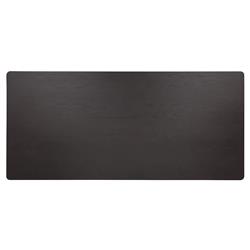 Palmerston Charcoal Oak Brushed Gold Steel Rectangular Dining Table - 96"W|