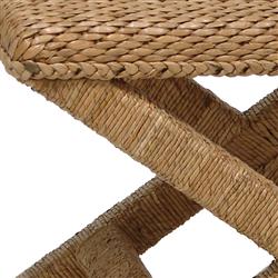 Palecek Soleil Coastal Beach Natural Seagrass Rope Stool|