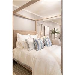 Palecek Woodside Coastal Beach Natural Seagrass Rope Canopy Bed - Queen|