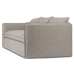 Andrew Modern Grey Slipcovered Outdoor Sofa - 96"W|