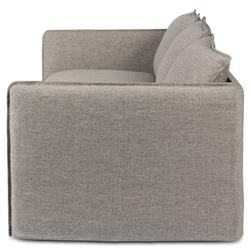 Andrew Modern Grey Slipcovered Outdoor Sofa - 96"W|