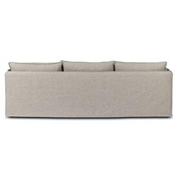 Andrew Modern Grey Slipcovered Outdoor Sofa - 96"W|