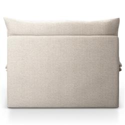 Cee Modern Classic Beige Upholstered Outdoor Swivel Chair|