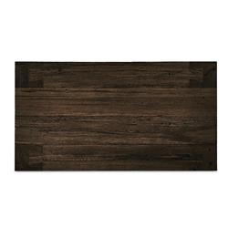 Oliver Rustic Lodge Dark Brown Oak Wood 2 Drawer Nightstand|