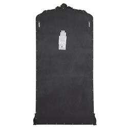 Ambrose French Country Oil Rubbed Bronze Metal Ornate Floor Mirror|