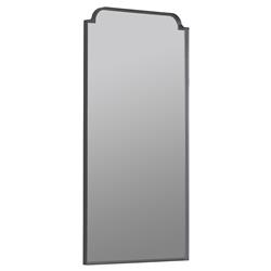 Lucille Hollywood Regency Modern Silver Metal Wall Mirror|