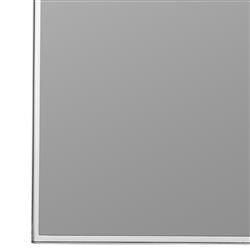 Lucille Hollywood Regency Modern Silver Metal Wall Mirror|