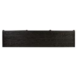 Tacorey Rustic Lodge Black Solid Oak Wood 9 Drawer Dresser|