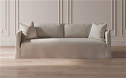 Kaoru Sea Salt Performance Slipcovered Sofa - 96&quot;|