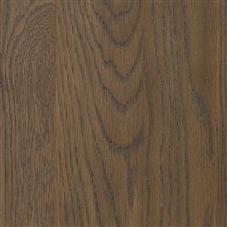 Zylvia Rustic Dark Brown Solid Oak Wood Extendable Round Dining Table - 60-94.02"W|