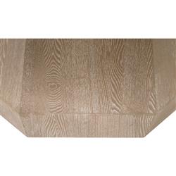 Courtney Modern Classic Natural Grey Wood Round Coffee Table|