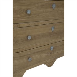 Priya French Country Marble Reclaimed Pine Vanity Sink - 48"|