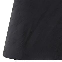 Mara Coastal Beach Black Acacia Wood Console Table|