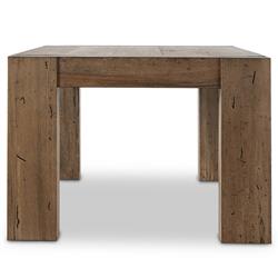 Oliver Rustic Lodge Brown Oak Rectangular Dining Table - Small - 86"W|