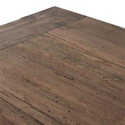 Oliver Rustic Lodge Brown Oak Rectangular Dining Table - Small - 86"W|