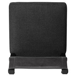 Ely Rustic Lodge Black Performance Wood Frame Dining Side Chair|