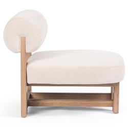Carlo Modern Classic Cream Performance Occasional Chair|