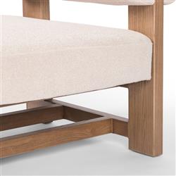 Carlo Modern Classic Cream Performance Occasional Chair|