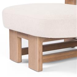 Carlo Modern Classic Cream Performance Occasional Chair|