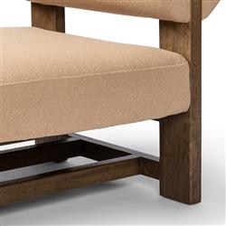 Carlo Modern Classic Brown Performance Occasional Chair|