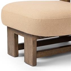 Carlo Modern Classic Brown Performance Occasional Chair|