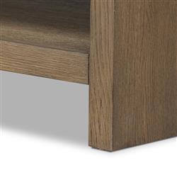 Allissa Modern Classic Carrara Marble Natural Oak Double Vanity Sink - 72"|