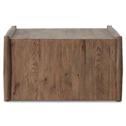 Genesis Rustic Lodge Brown Oak Rectangular Coffee Table|