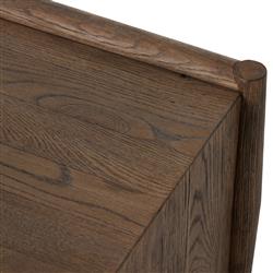 Genesis Rustic Lodge Brown Oak Rectangular Coffee Table|