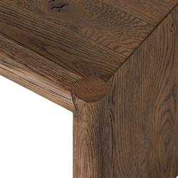 Genesis Rustic Lodge Brown Oak Rectangular Coffee Table|