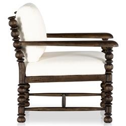 Lynx Rustic Lodge Cream Performance Living Room Chair|