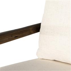 Lynx Rustic Lodge Cream Performance Living Room Chair|