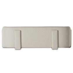 Oswald Modern Classic Cream Performance Sofa - 95"W|