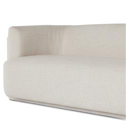 Oswald Modern Classic Cream Performance Sofa - 95"W|
