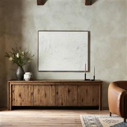 Faron Rustic Lodge Brown Oak Media Console|