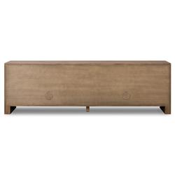 Faron Rustic Lodge Brown Oak Media Console|