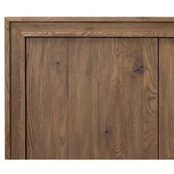 Faron Rustic Lodge Brown Oak Media Console|