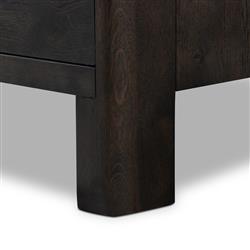 Slade Rustic Lodge Smoked Black Oak Double Dresser|