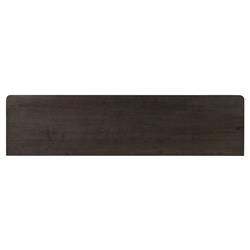 Slade Rustic Lodge Smoked Black Oak Double Dresser|