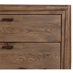 Genesis Rustic Lodge Brown Weathered Oak Double Dresser|