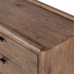 Genesis Rustic Lodge Brown Weathered Oak Double Dresser|
