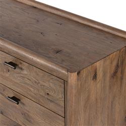 Genesis Rustic Lodge Brown Oak Dresser|